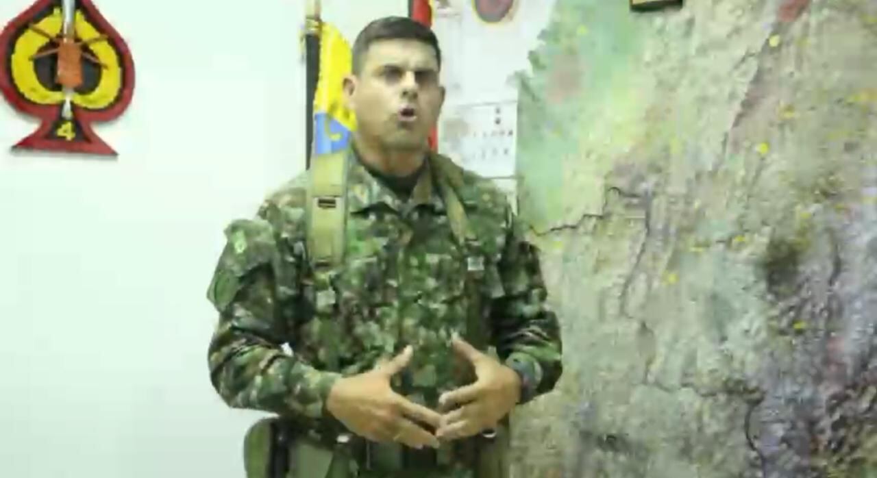 General Federico Mejía, comandante del comando específico del Cauca.