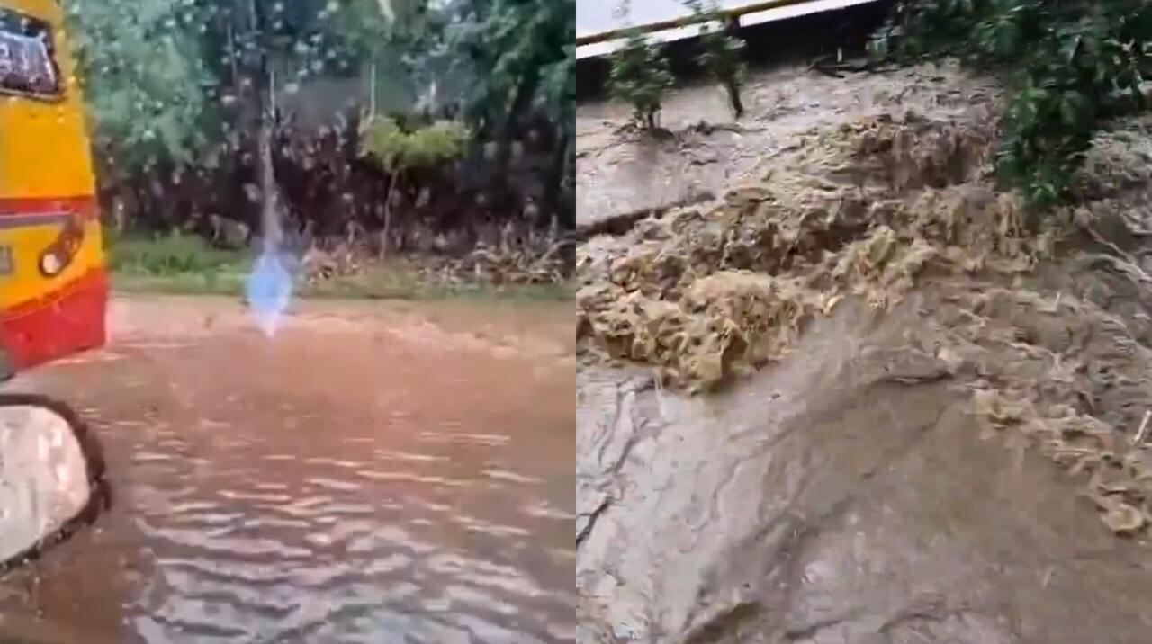 Aguacero en Medellín