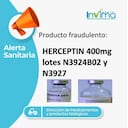 Alerta sanitaria por falsificación de Herceptin