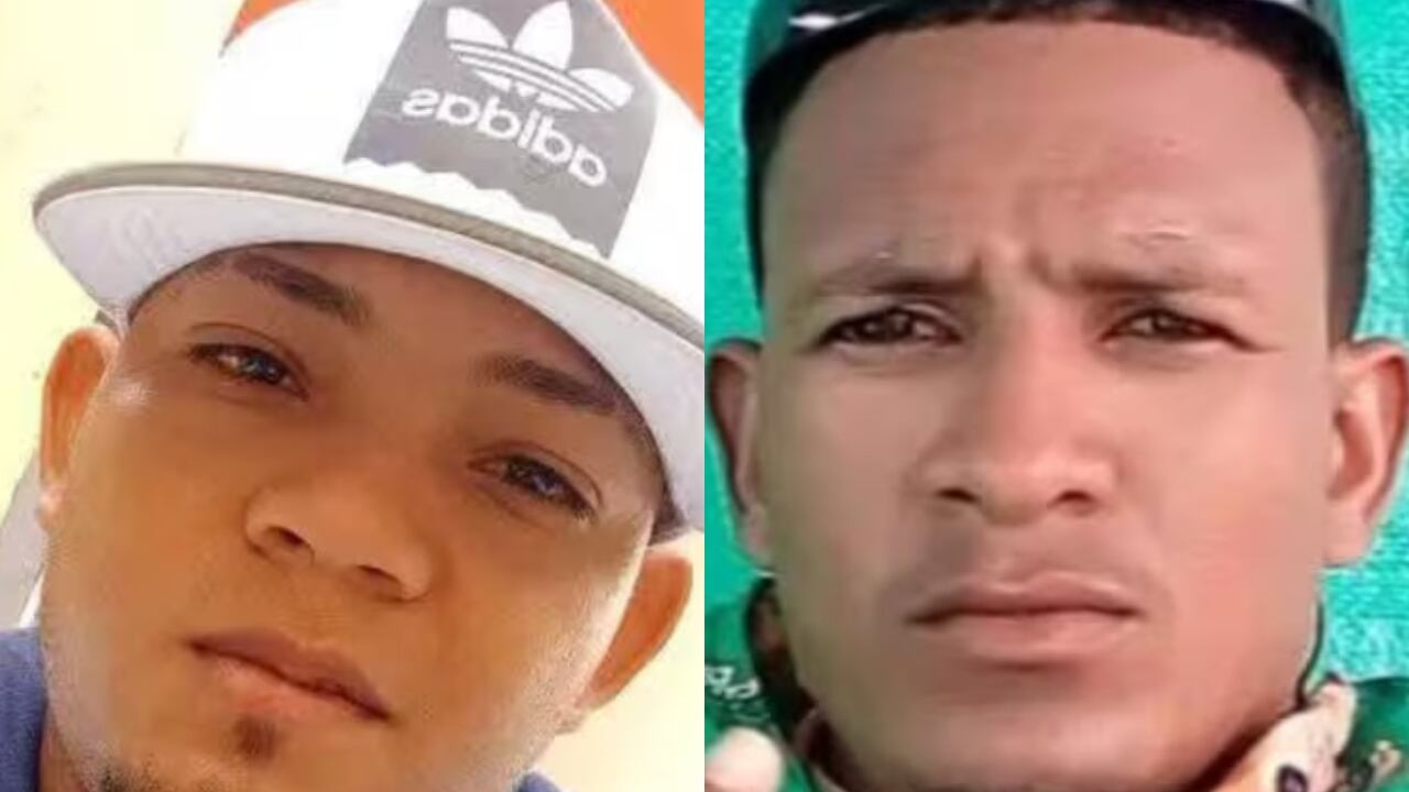 Tony Julio Correa y Jesús Alberto Hernández, víctimas en este trágico hecho.