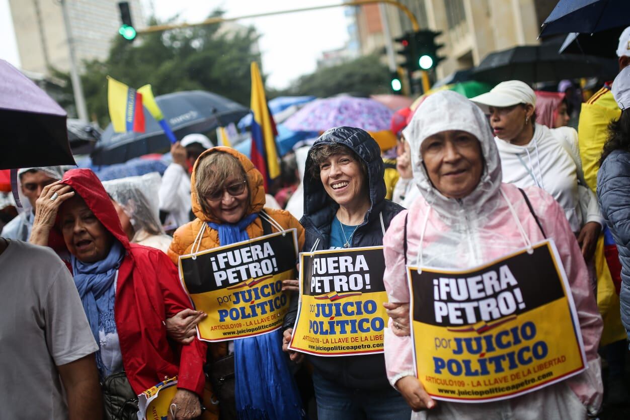 Marchas en contra del Gobierno del Presidente Gustavo Petro