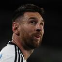 Lionel Messi ingresó en el segundo tiempo.