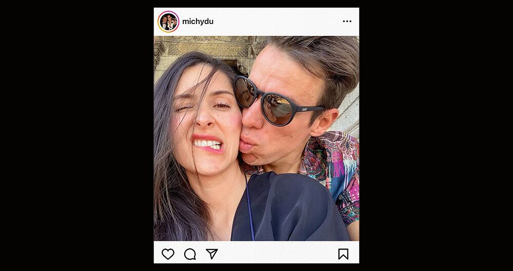 Rigo y Michelle Durango, su esposa.