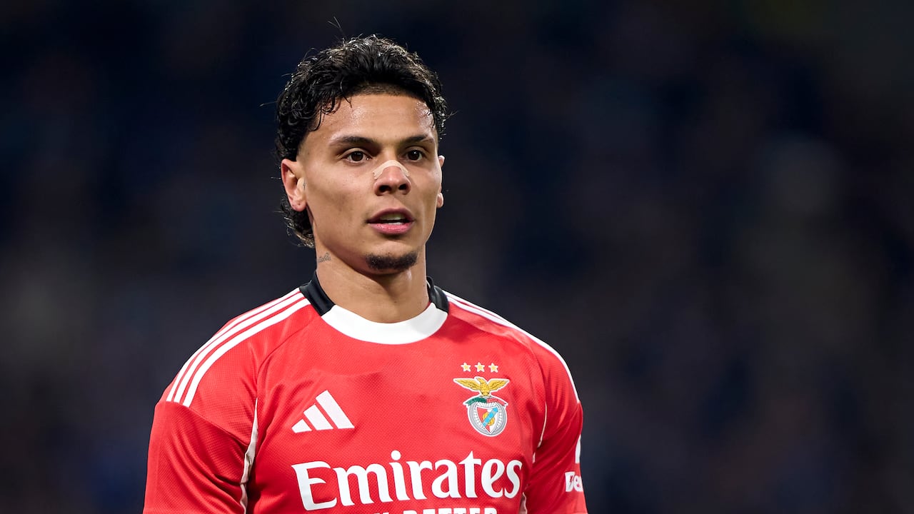 Richard Ríos, volante colombiano en Benfica.