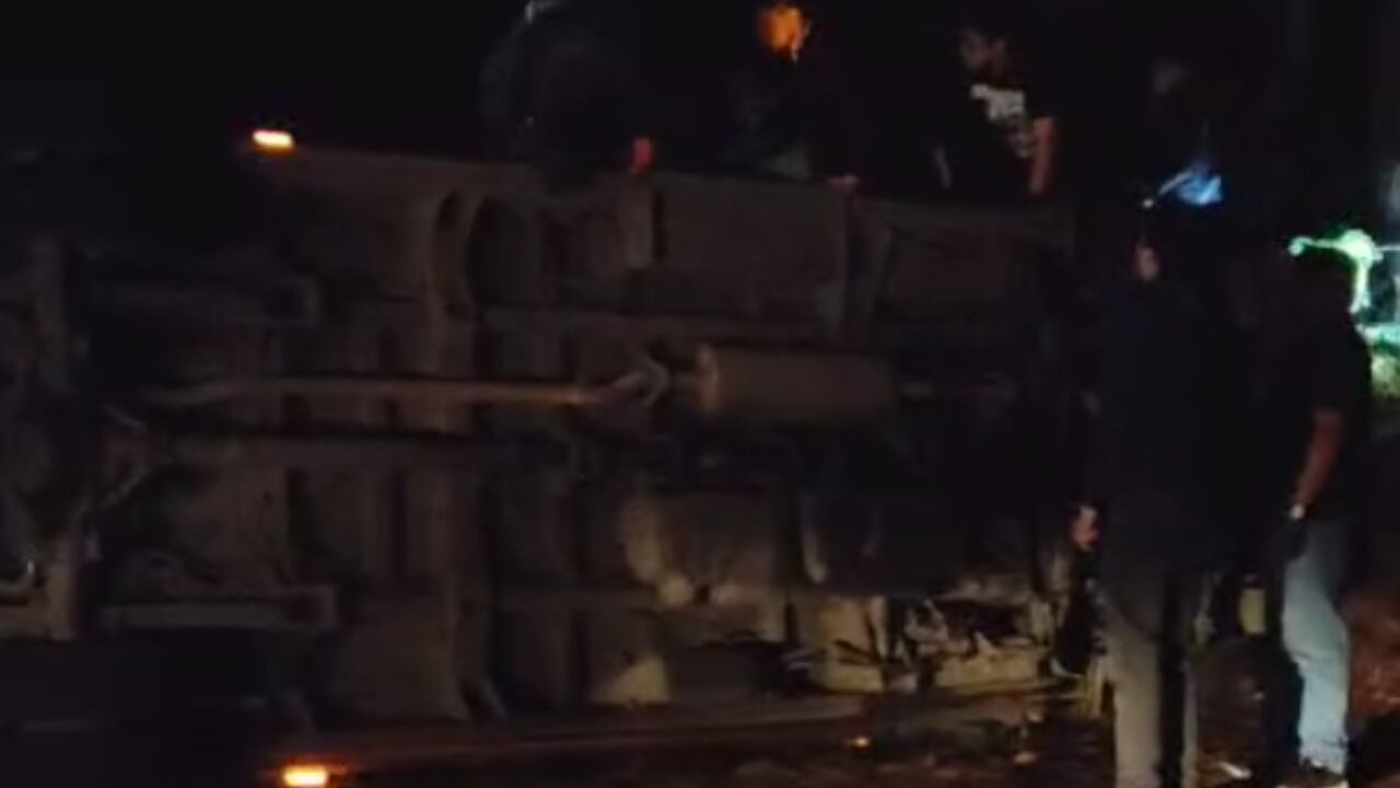 Esto es lo que se conoce del siniestro vial.