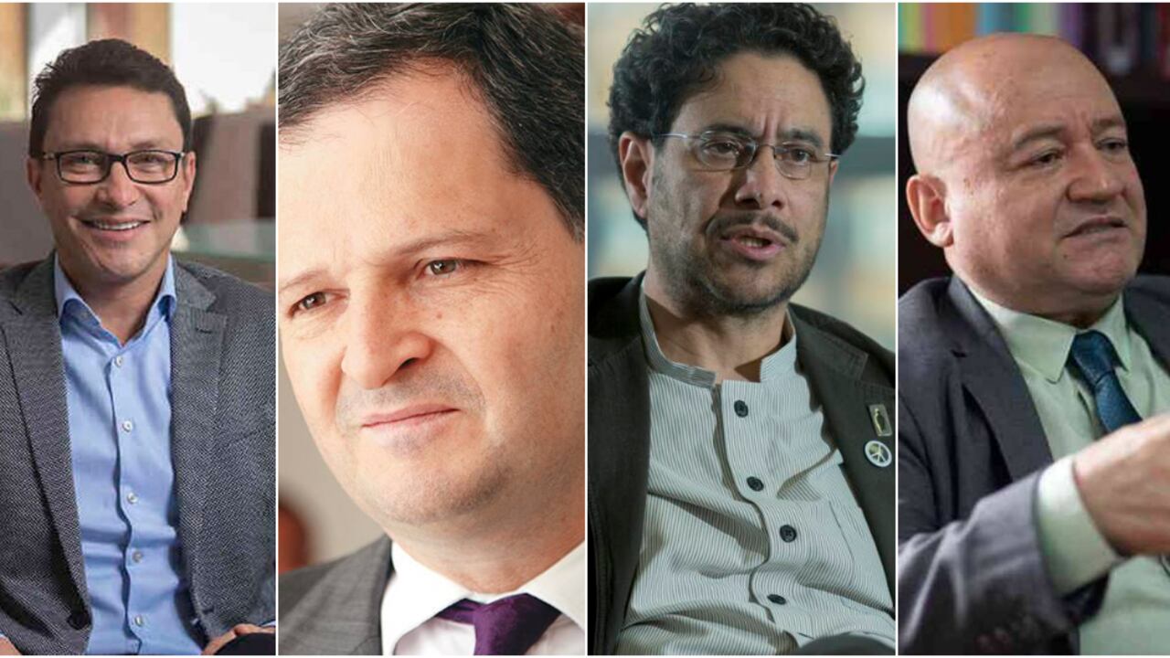 Carlos Caicedo, Sergio Jaramillo, Iván Cepeda, Carlos Lozada