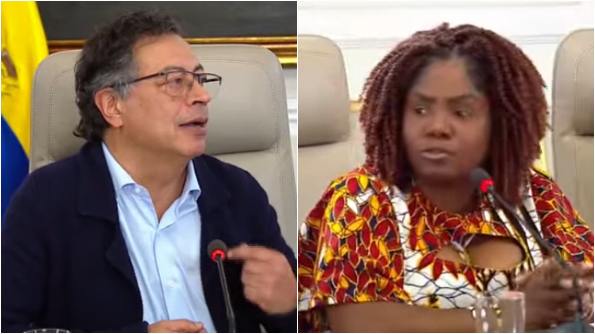 Gustavo Petro y Francia Márquez.