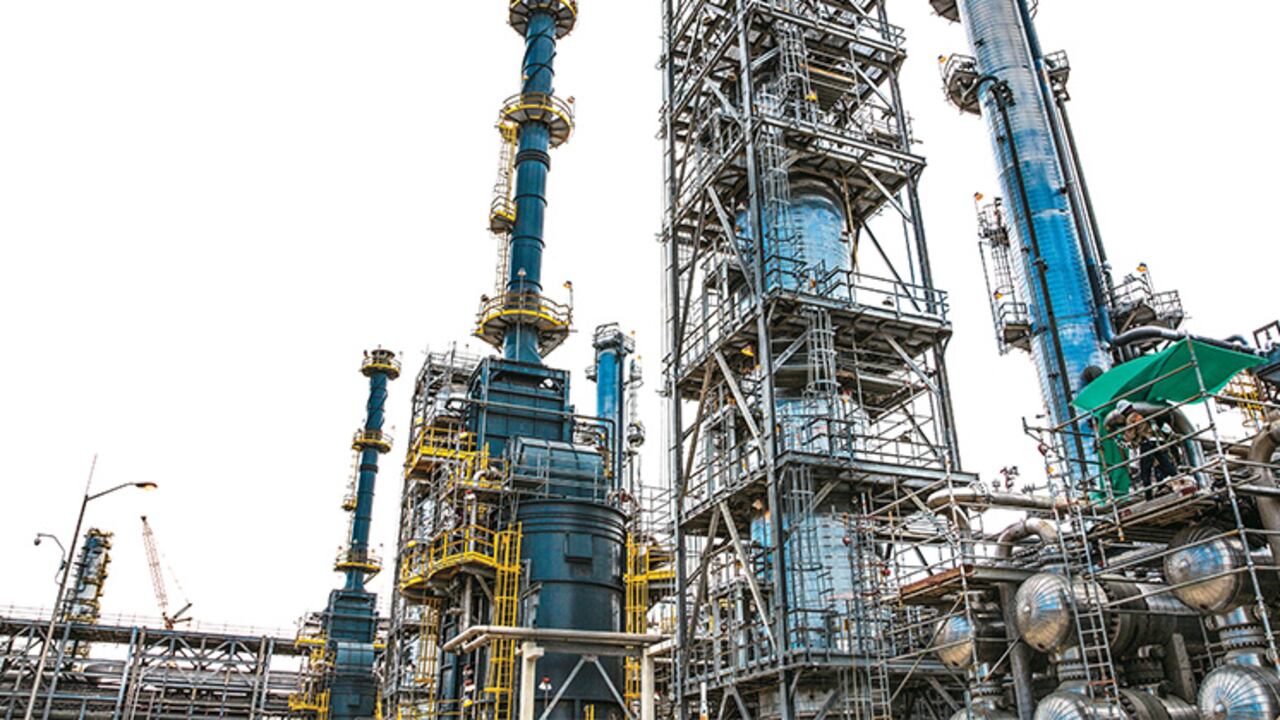 La entrada en operación de la Refinería de Cartagena impulsará el crecimiento.