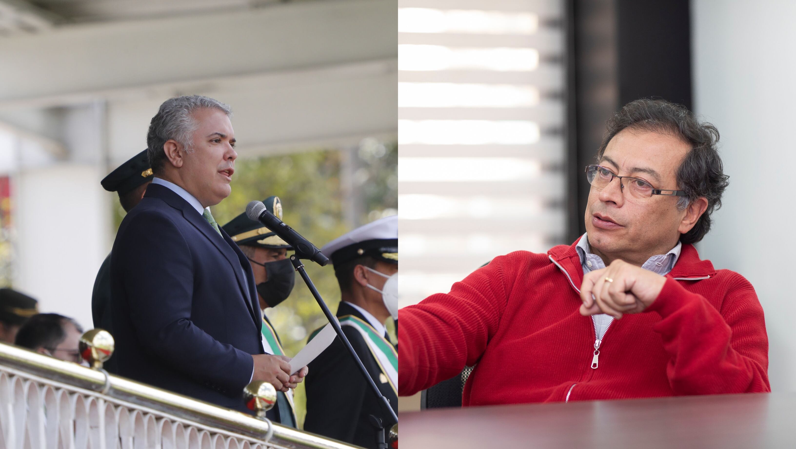 Presidente Iván Duque habría lanzada varios dardos en contra de Gustavo Petro.