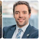 El concejal Martín Rivera y Luis Ernesto Gómez.