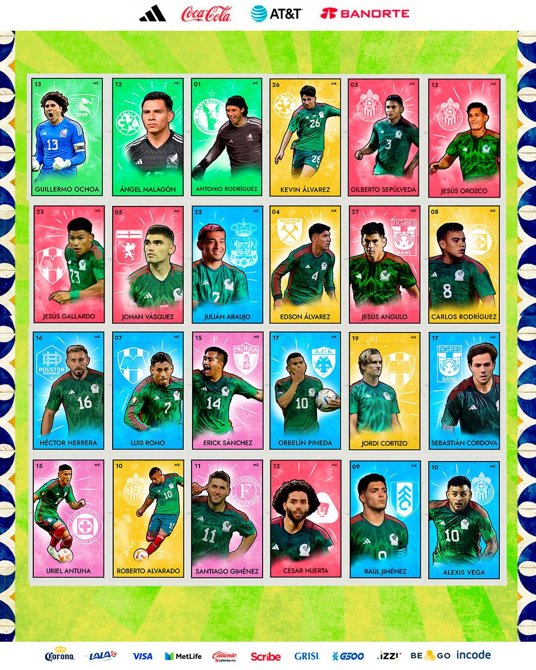 Convocatoria de México sin Julián Quiñones.