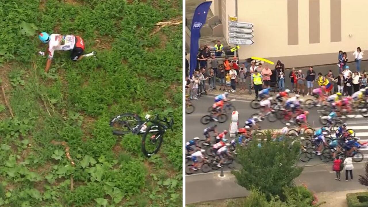 Las caídas fueron protagonistas de la etapa 6 en el Tour de Francia 2022