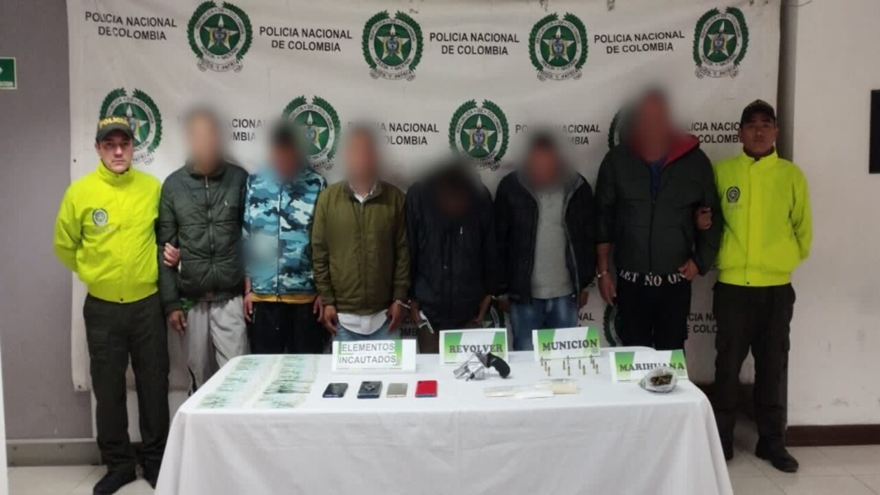 En total fueron seis los integrantes capturados de la Bñbanda 'Los del Muro' o 'Los Miguelito'.