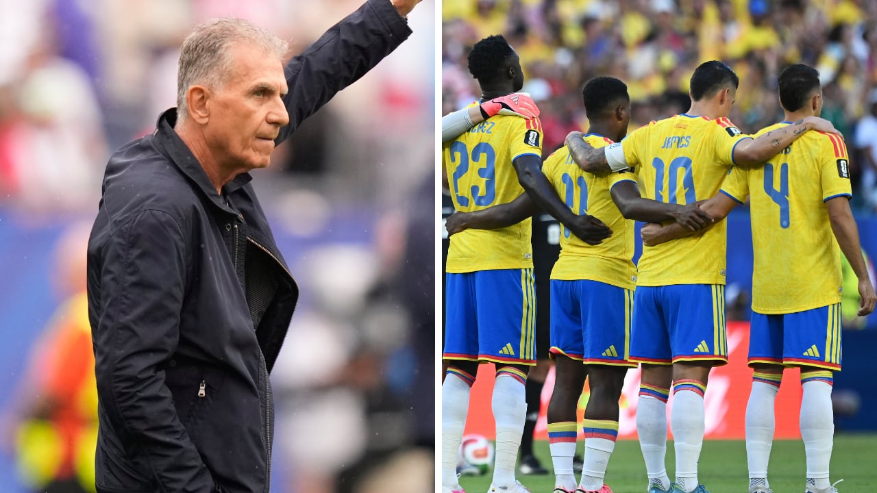 Carlos Queiroz (izq.), el entrenador de la selección de Ghana para enfrentar a Colombia (der.) en dieciseisavos del Mundial 2026.