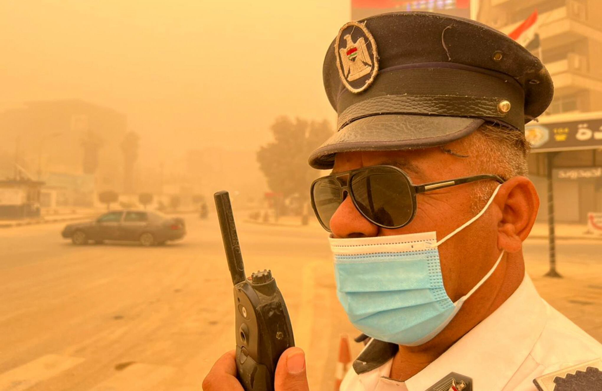 En imágenes : Fuerte tormenta de arena azota Bagdad