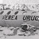 Imagen del avión estrellado durante el accidente de los Andes.