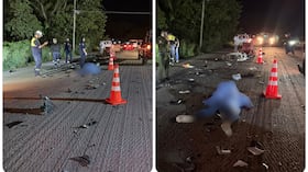 Choque entre un carro y dos motos deja tres muertos y un herido grave