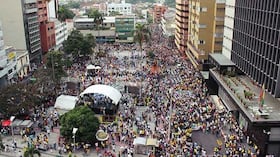 Movilización en Ibagué reportada por Justicia Ambiental Colombia (@RJAColombia)