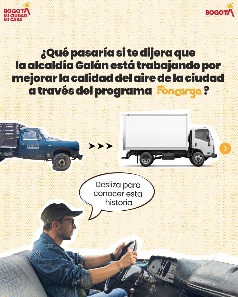 Foncarga, la nueva estrategia en Bogotá para combatir con la contaminación.