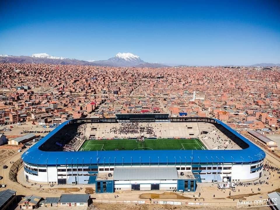 Estadio Municipal El Alto, en La Paz, Bolivia.