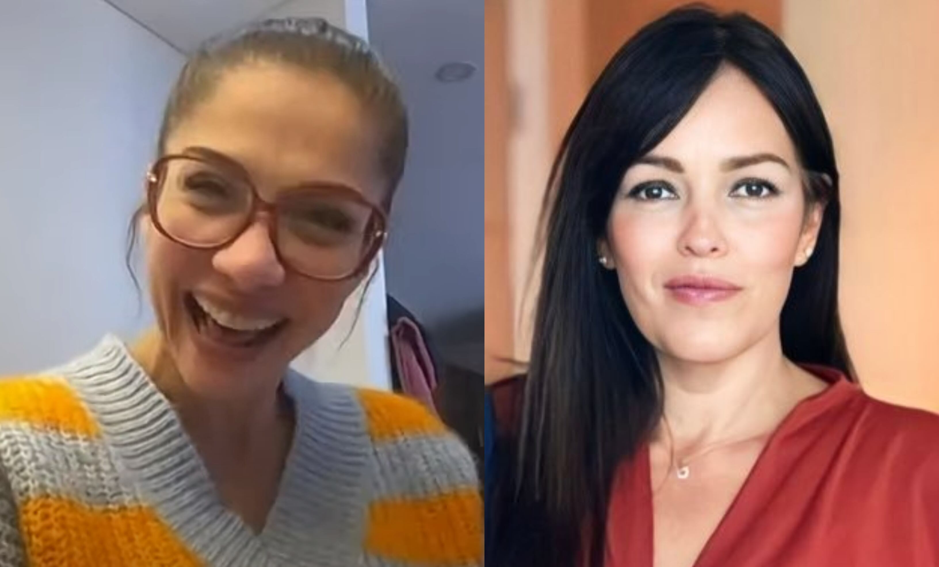 La representante Cathy Juvinao y la fiscal Angélica Monsalve.