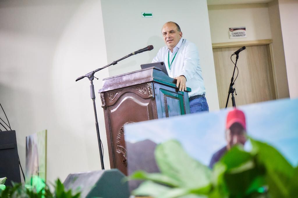 Carlos Camargo durante la instalación del Congreso Agrario de la Defensoría del Pueblo