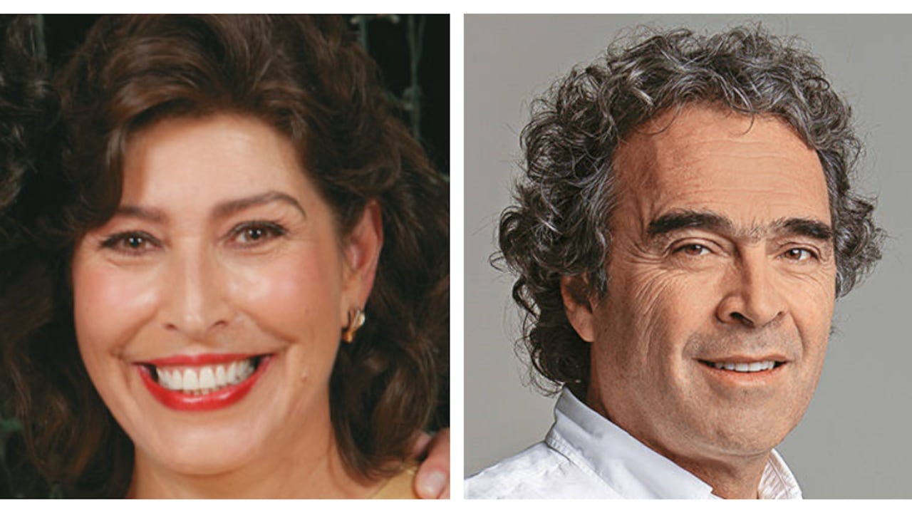 Lucrecia Ramírez y Sergio Fajardo.