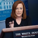 White House Press Secretary Jen Psaki speaks during a press briefing in the Brady Press Briefing Room of the White House in Washington, DC, February 1, 2021. (Photo by SAUL LOEB / AFP) (Photo by SAUL LOEB/AFP via Getty Images)