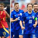 España vs. Croacia en la fase de grupos de la Eurocopa 2024