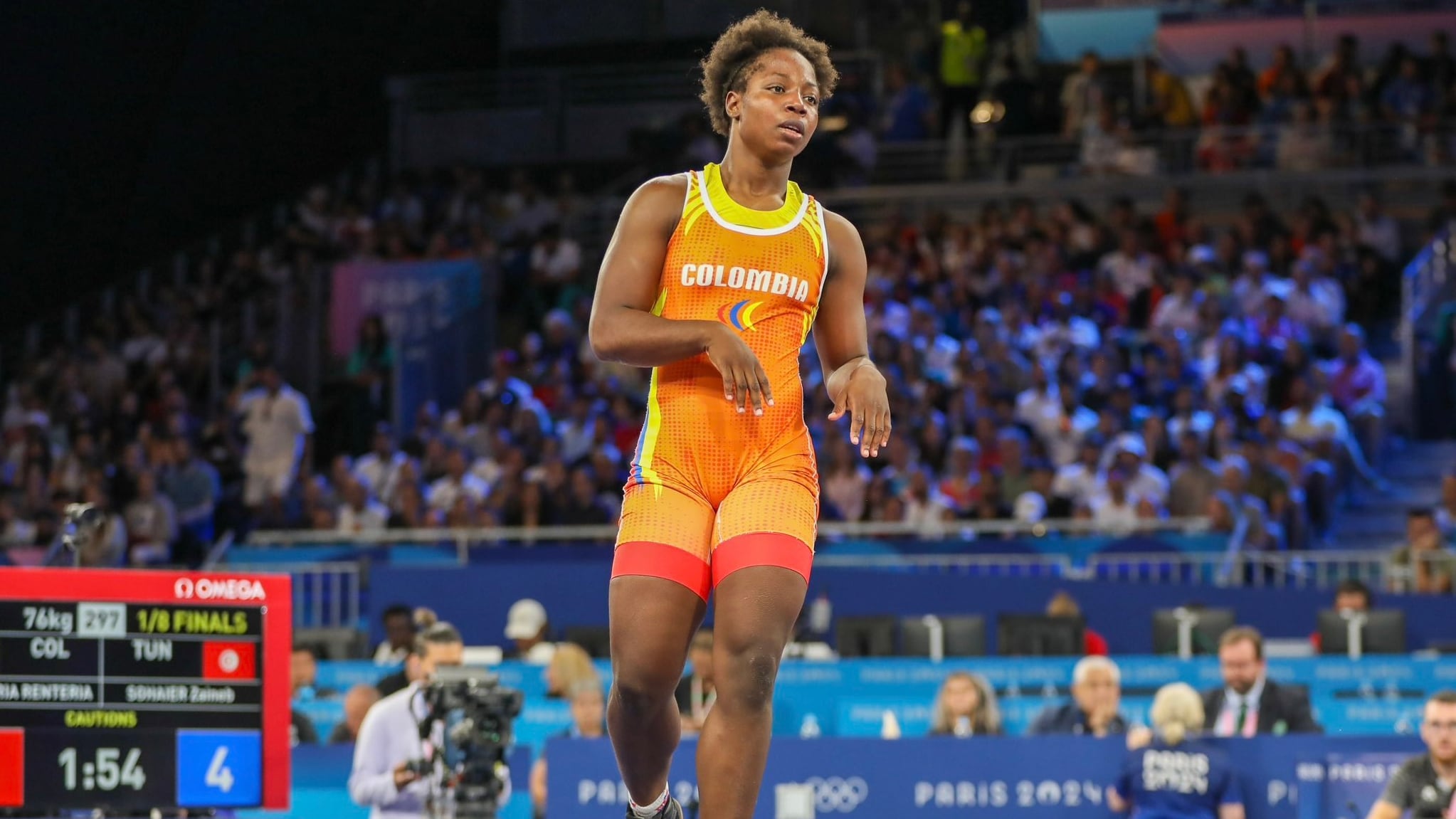 Tatiana Rentería en los Juegos Olímpicos de París 2024.