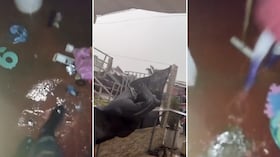 Las precipitaciones del sábado dejaron daños materiales y mantienen la atención en este sector rural.