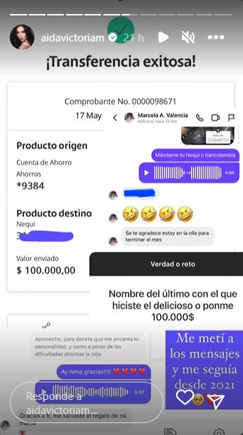 Foto: Instagram @aidavictoriam.