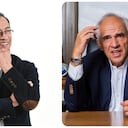 Gustavo Petro y Ernesto Samper