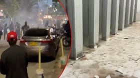 Imágenes de los actos vandálicos en Medellín.