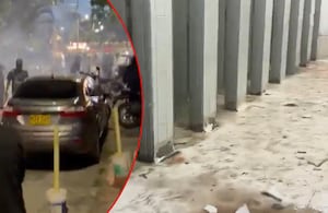 Imágenes de los actos vandálicos en Medellín.
