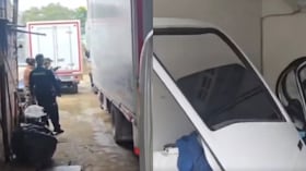 El lugar donde funcionaba el deshuesadero de carros.