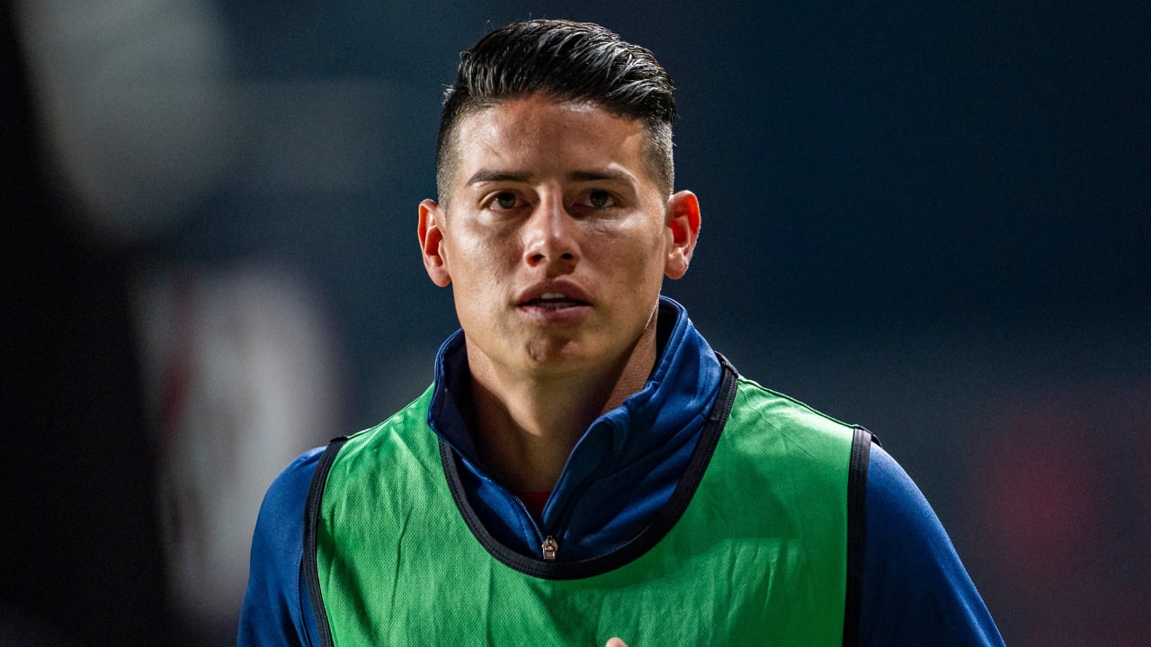 James Rodríguez de doce partidos solo ha jugado uno como titular en Rayo