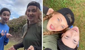 Hunter Nelson adoptó a su hermana de 15 años y legalmente es la mamá de ella