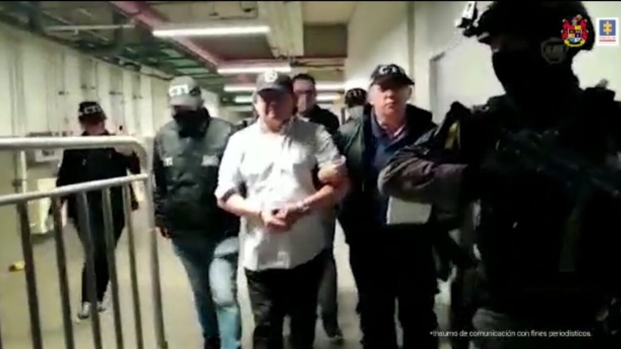 Alias Monoleche estaba gozando de un concierto de música popular en Bogotá cuando fue capturado.