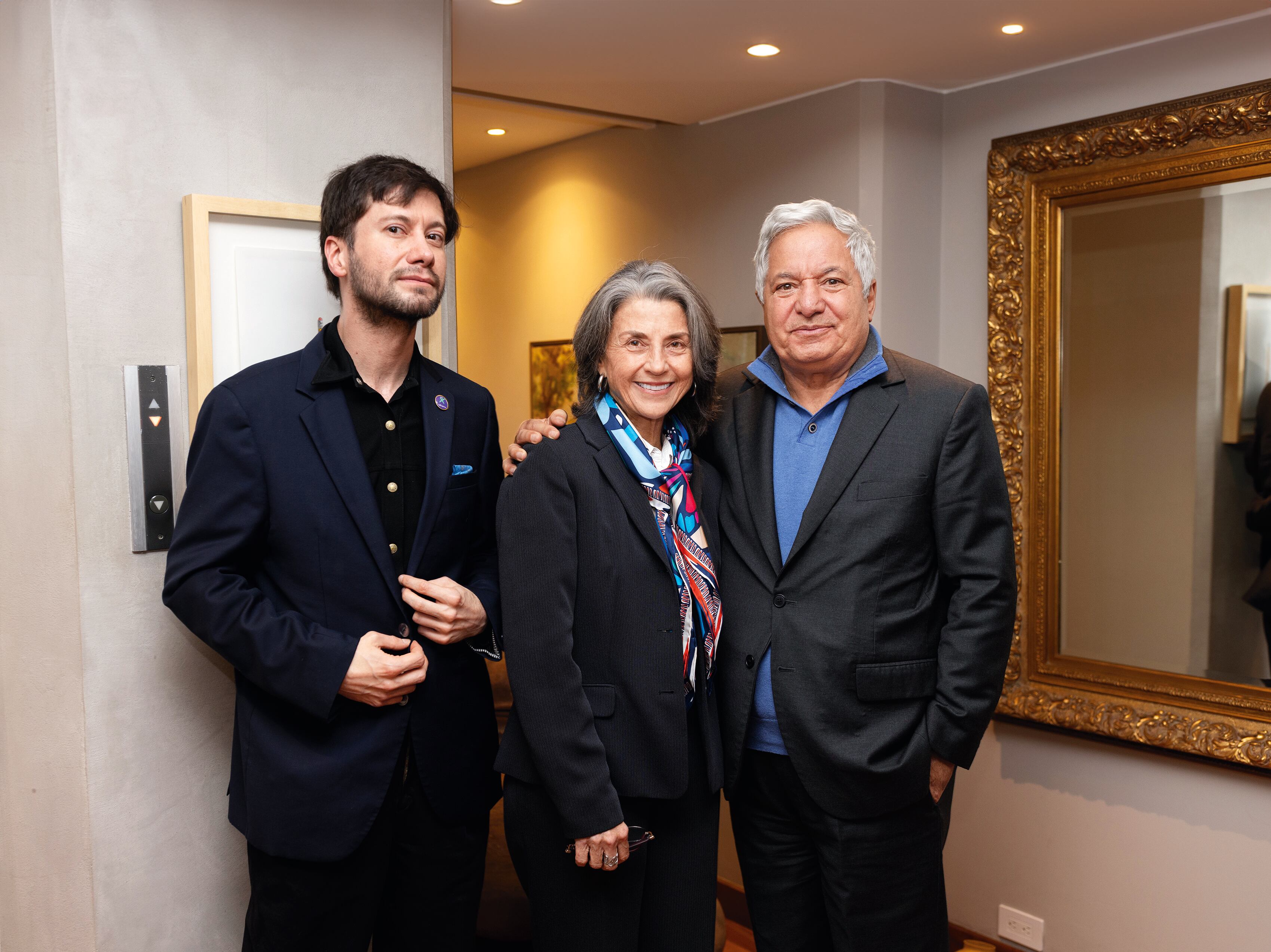 Sergio Esteban Vélez, Astrid Motz-Hammond y Jean Claude Bessudo.