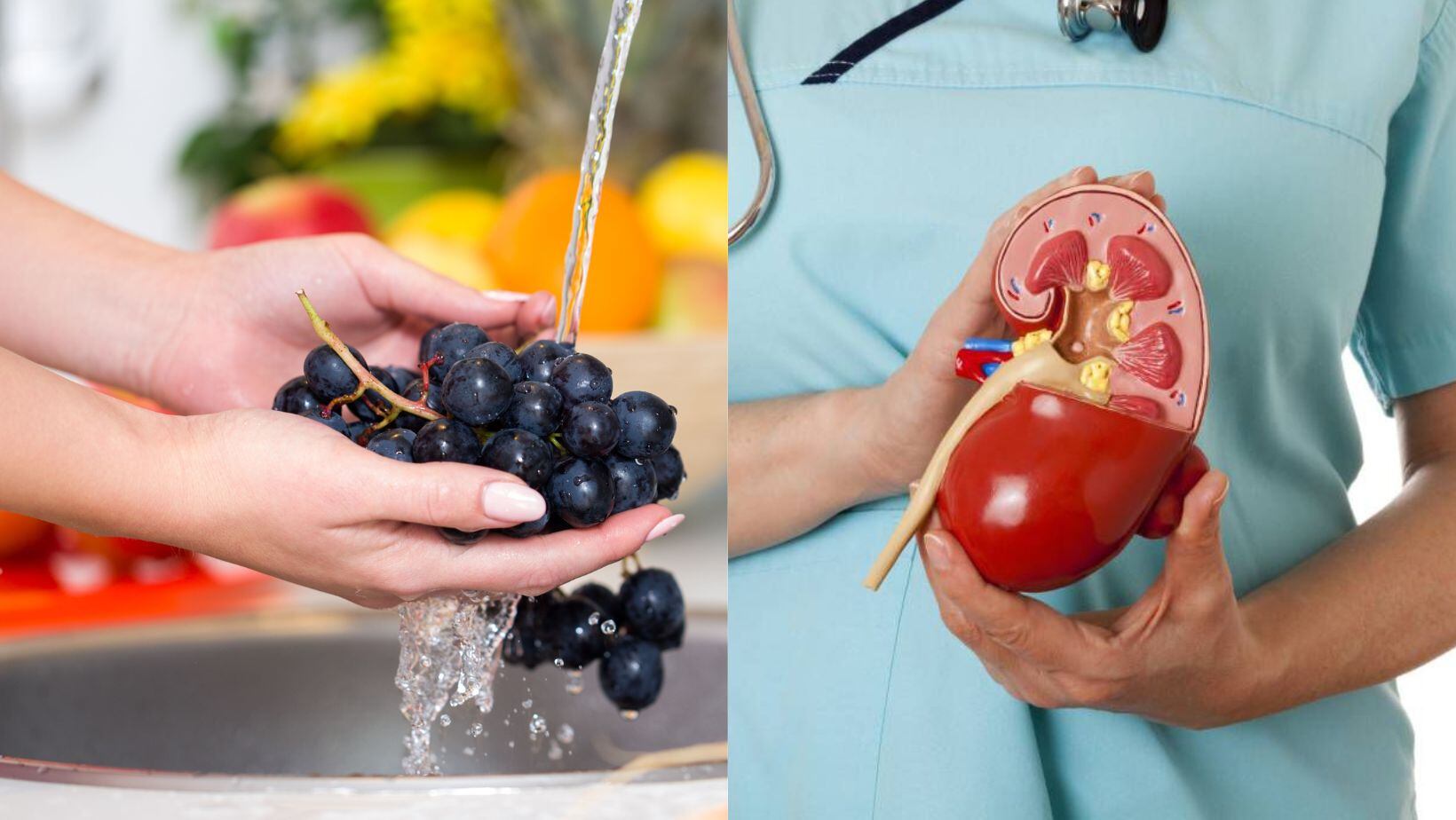 Efectos del consumo de uvas en la salud de los riñones, según expertos