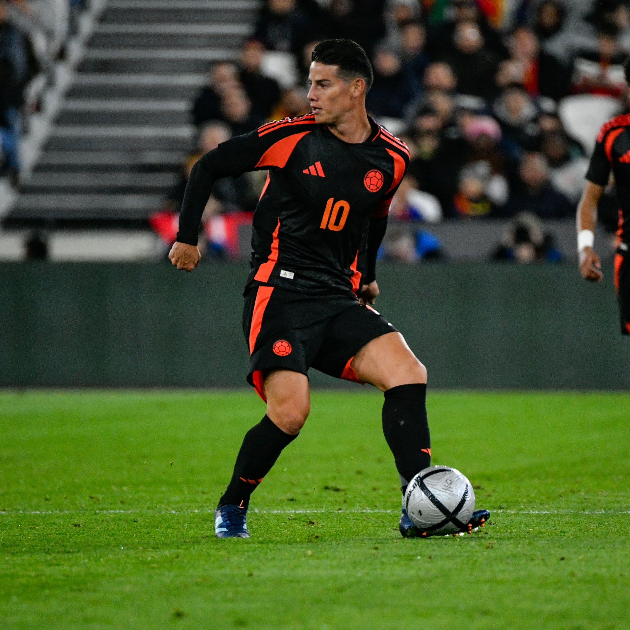 James Rodríguez en el triunfo de la Selección Colombia sobre España