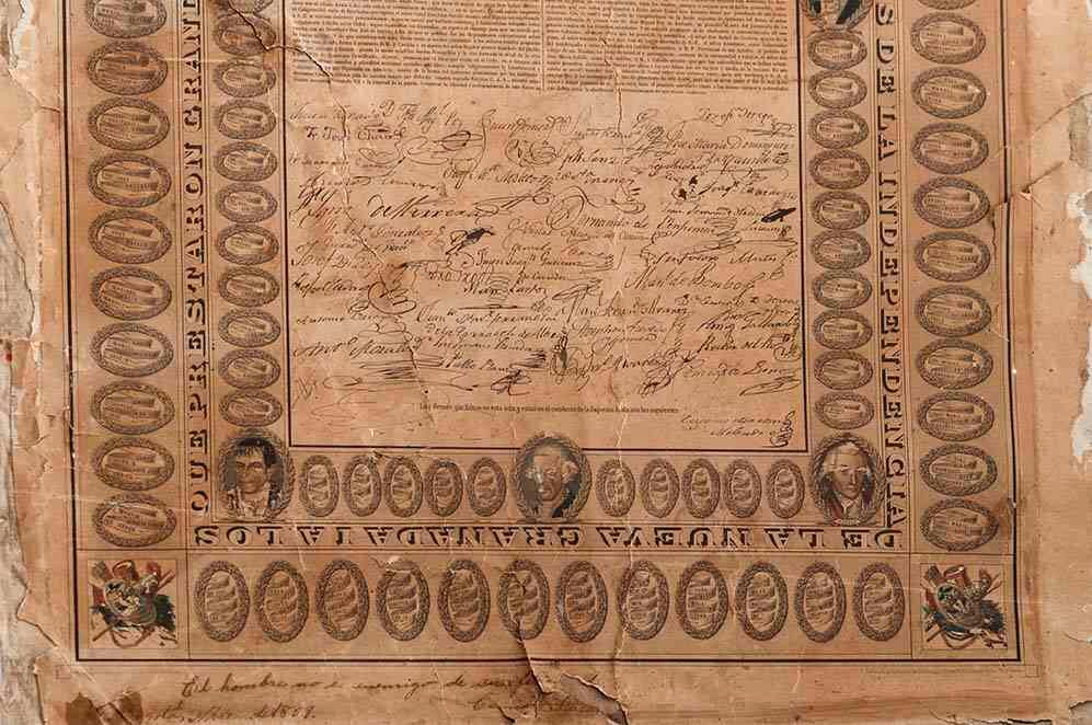 Entrega del Acta de Revolucion