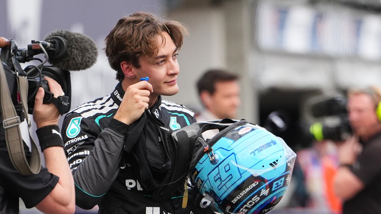 George Russell, ganador de la 'pole', en el Gran Premio de Australia