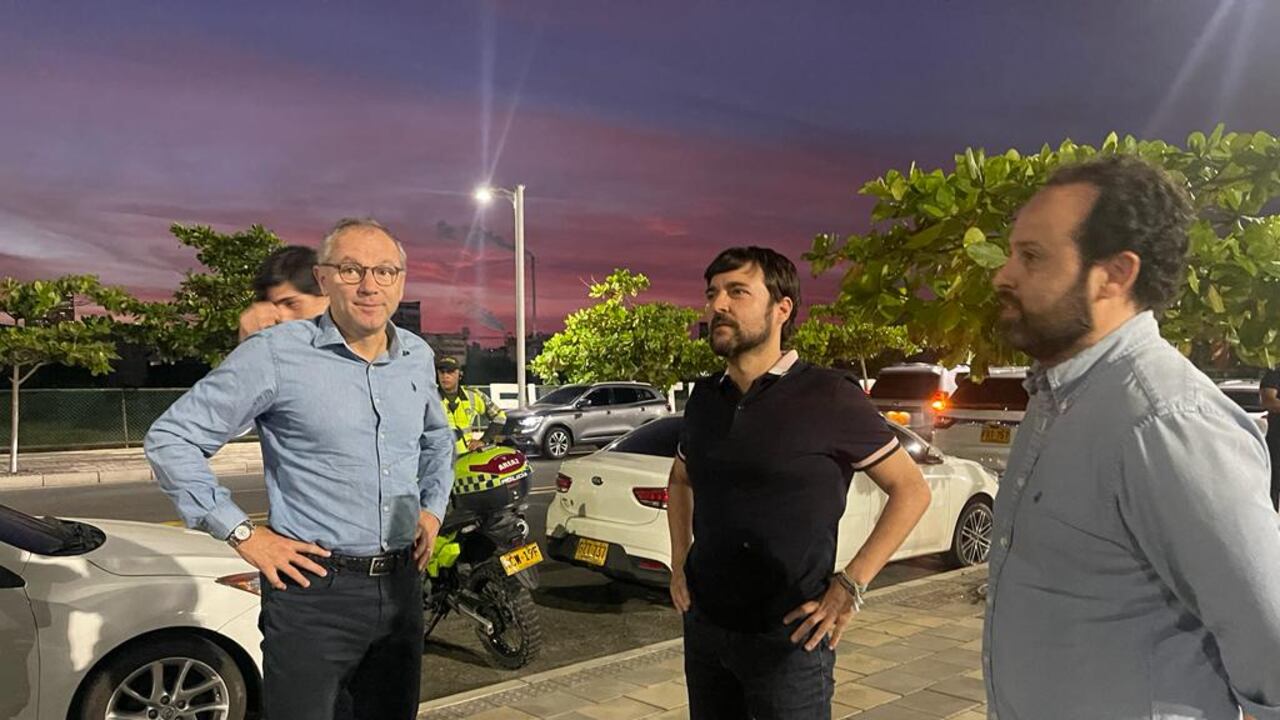 Stefano Domenicali, presidente de la Fórmula 1, de visita en Barranquilla.