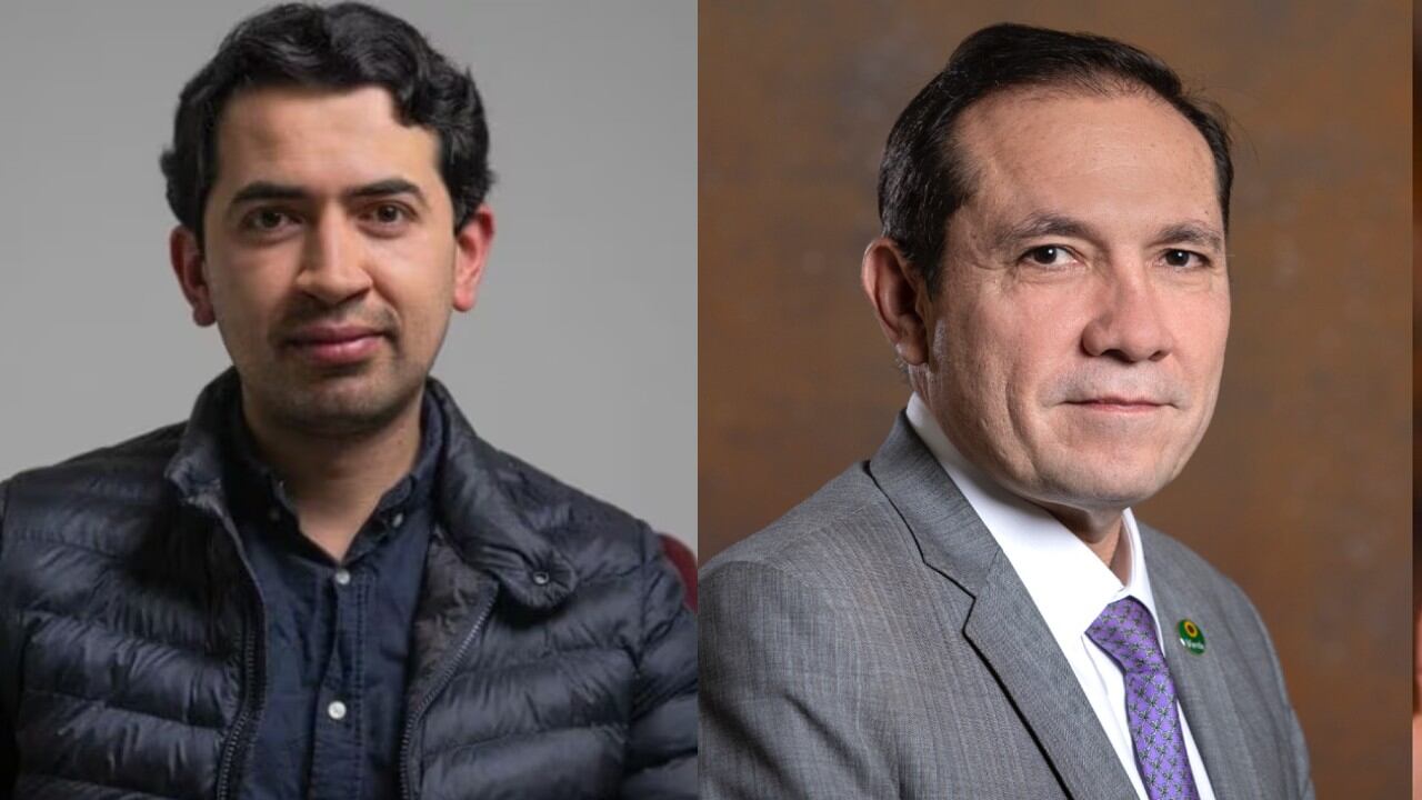 Daniel Briceño, concejal de Bogotá, y Antonio Sanguino, ficha clave de la Alianza Verde.