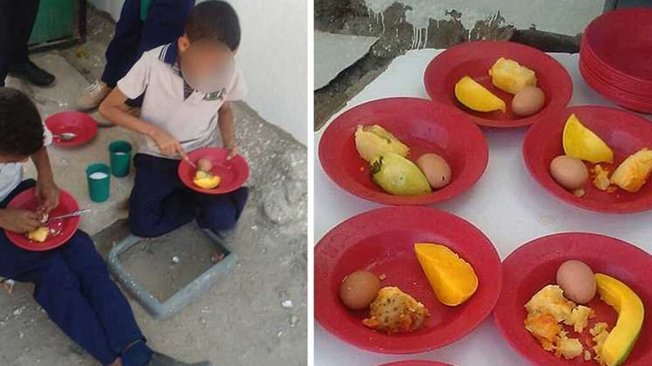 Los alimentos los entrega la Fundación Acción Social Integral.