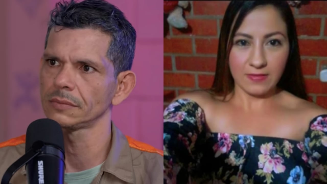 El asesino Hernando de Jesús Suárez Hernández y Diana Carolina Serna, la mujer asesinada.