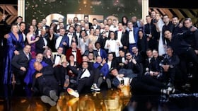 Integrantes de Sábados Felices durante la celebración de los 50 años.