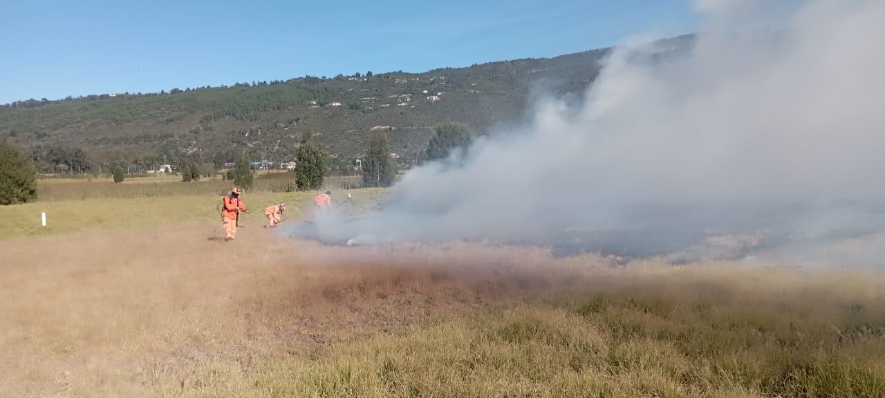 Los organismos de emergencia ya se encuentran adelantando las respectivas labores para apagar las llamas.